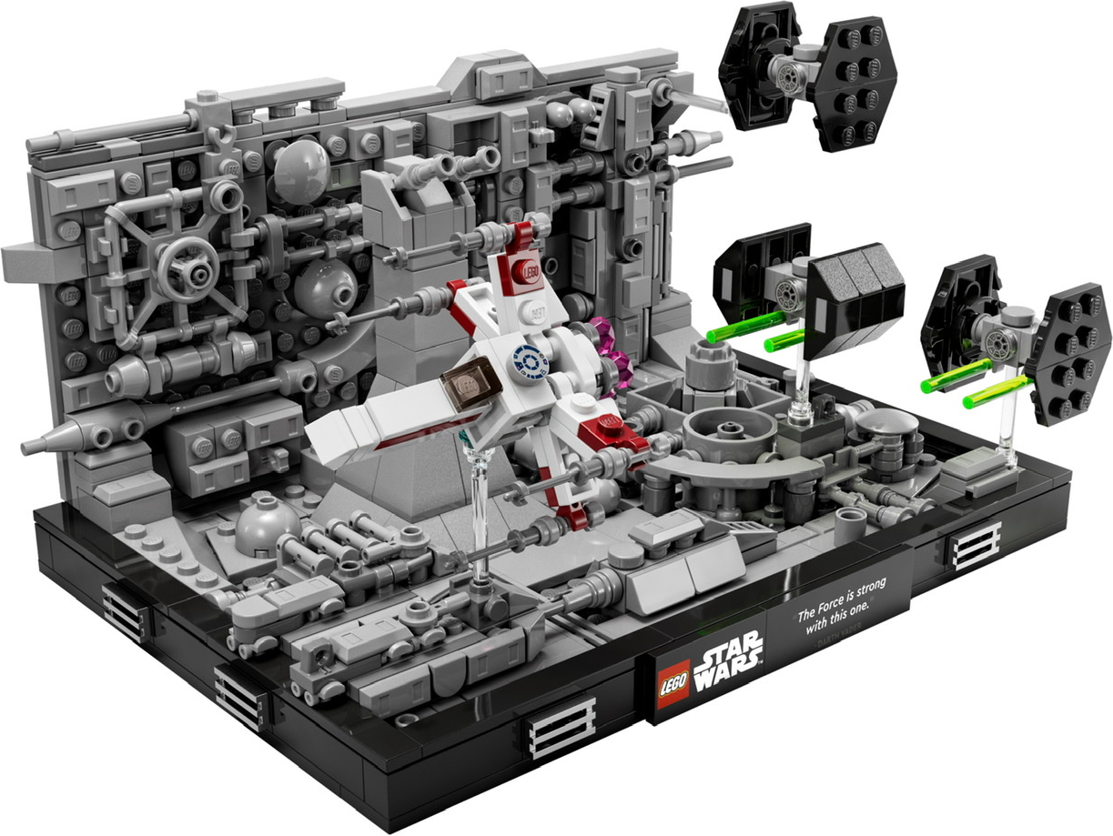 LEGO STAR WARS DEATH STAR TRENCH RUN DIORAMA