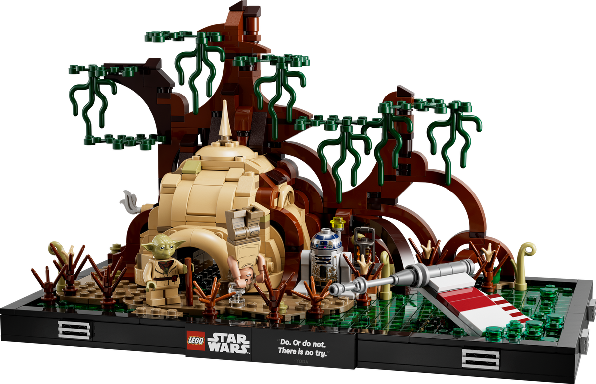 LEGO STAR WARS DAGOBAH JEDI TRAINING DIORAMA