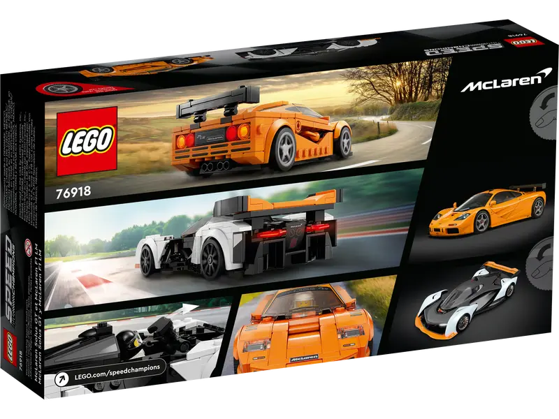 LEGO SPEED CHAMPIONS MCLAREN SOLUS GT & MCLAREN F1 LM