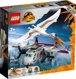 LEGO JURASSIC WORLD QUETZALCOATLUS PLANE AMBUSH