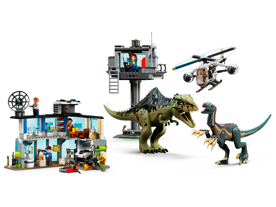 LEGO JURASSIC WORLD GIGANOTOSAURUS & THERIZINOSAURUS