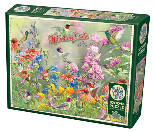 COBBLE HIL 1000 PC HUMMINGBIRDS