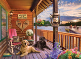 COBBLE HIL 1000 PC WELCOME TO THE LAKE HOUSE