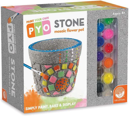 PAINT YOUR OWN STONE- FLOWER POT