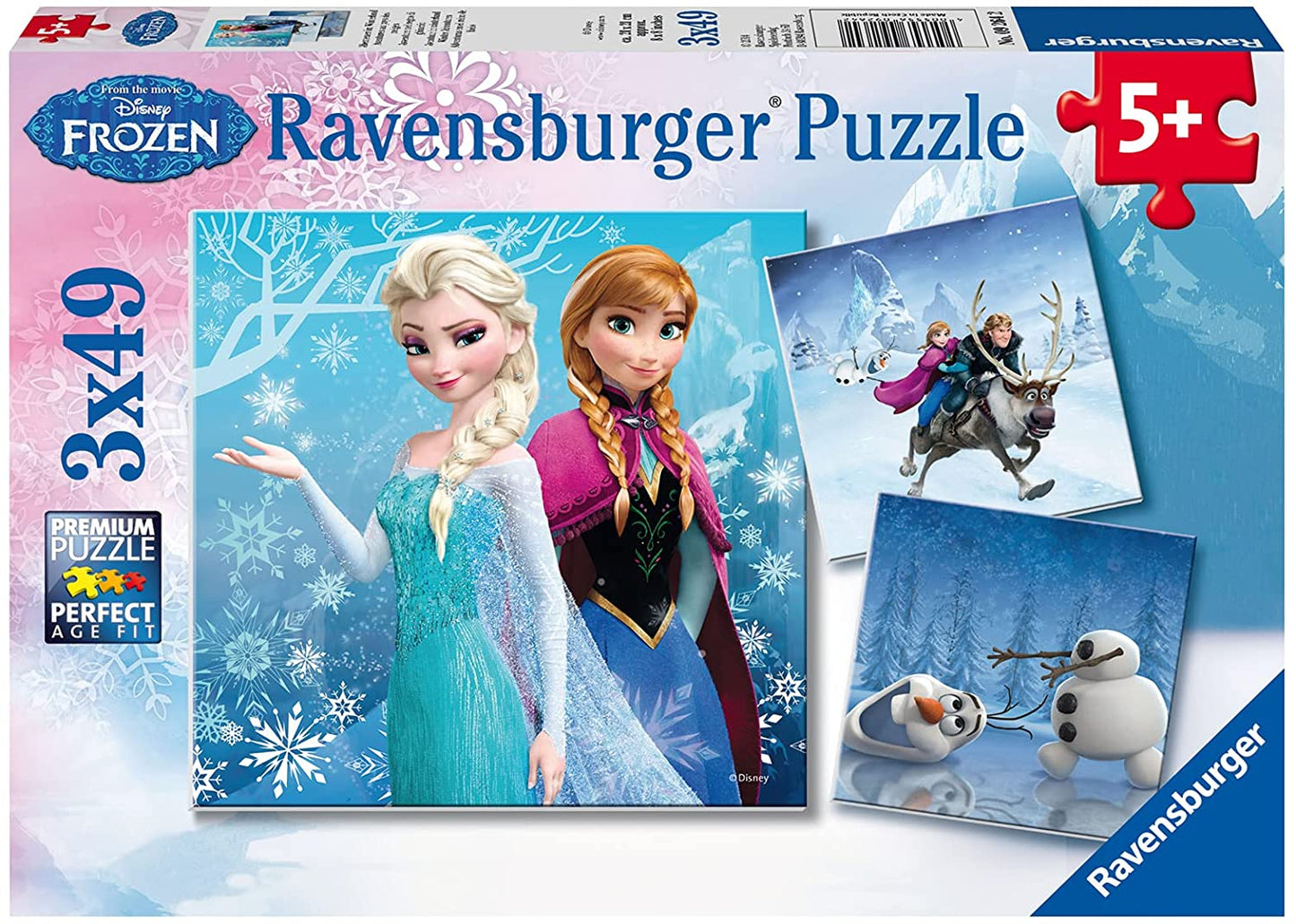 RAVENSBURGER FROZEN WINTER ADVENTURES 3X49 PC