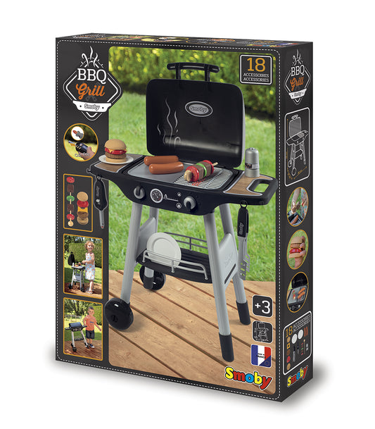 SMOBY- BBQ W/18 ACCESSORIES