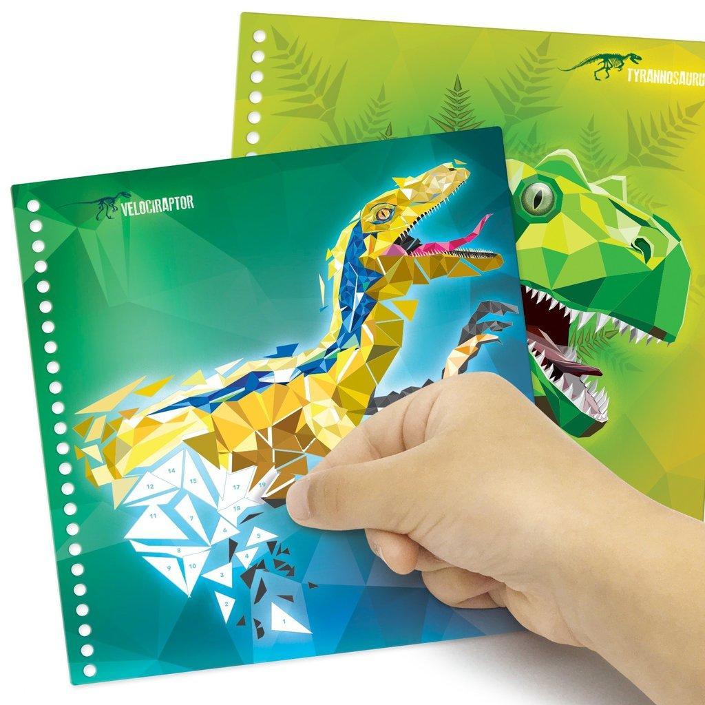 DINOSART PAINT BY STICKERS