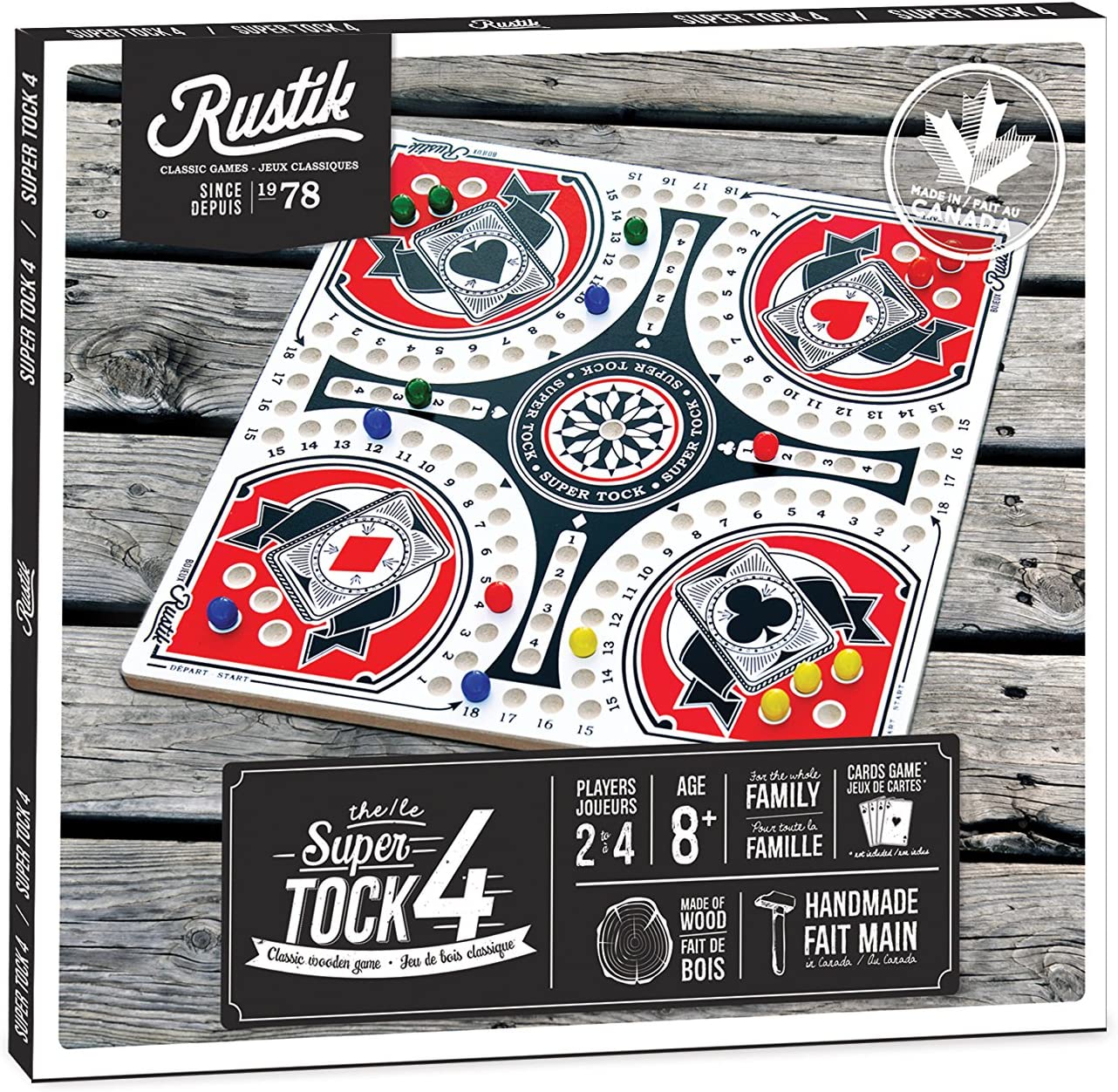 RUSTIK SUPER TOCK GAME 4 PLAYER – Simply Wonderful Toys