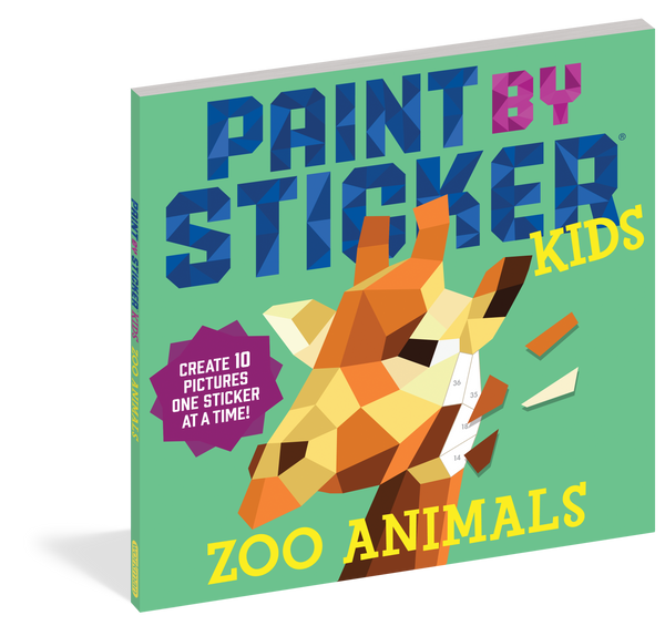 PAINT BY STICKER KIDS- ZOO ANIMALS