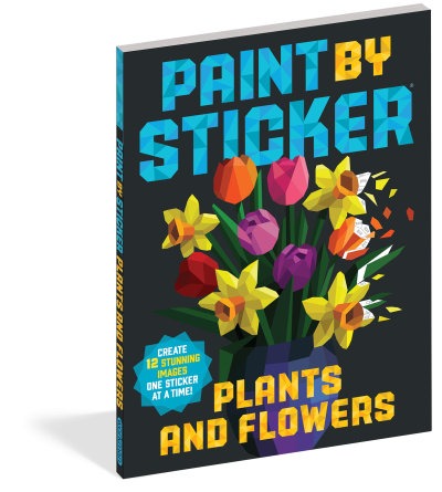 PAINT BY STICKER- PLANTS & FLOWERS