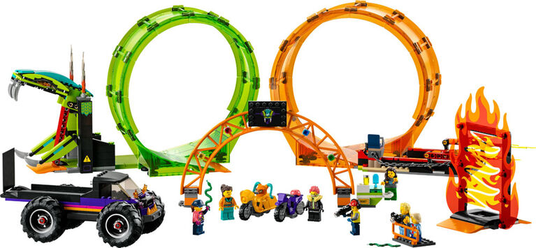 LEGO CITY DOUBLE LOOP STUNT ARENA