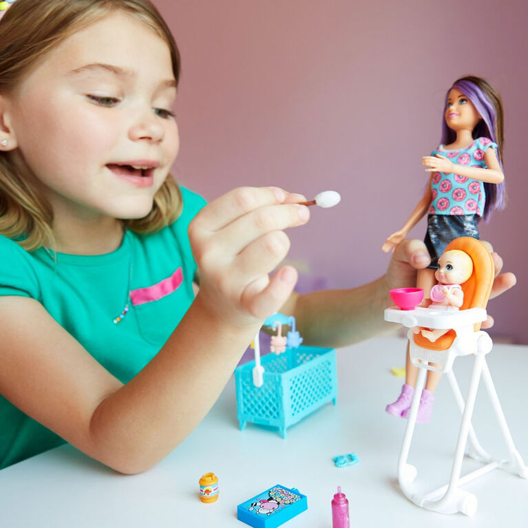 BARBIE BABYSITTER PLAYSET