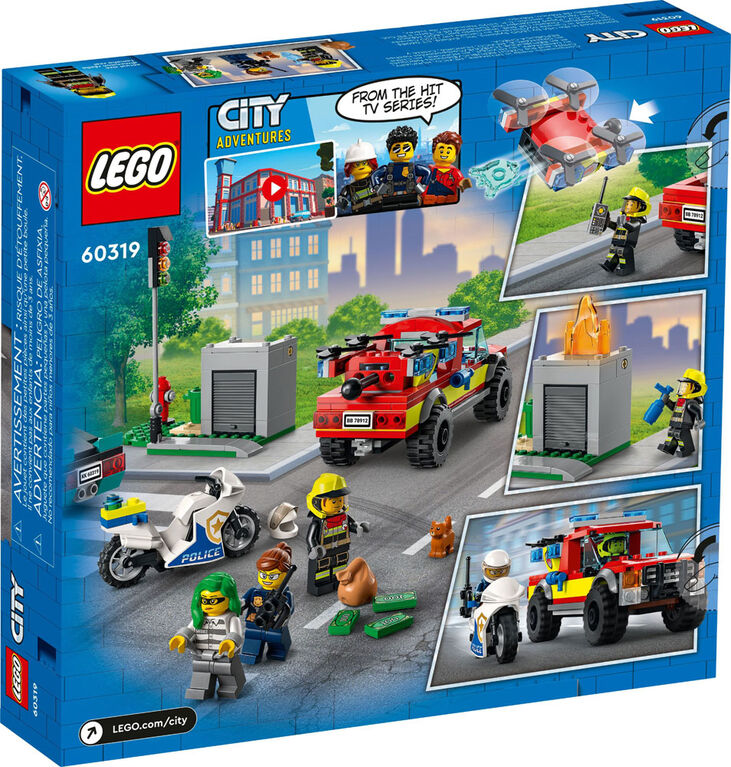 LEGO CITY FIRE RESCUE & POLICE CHASE