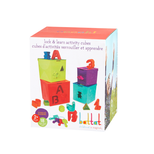 BATTAT- LOCK & LEARN CUBES