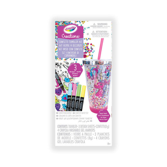 CRAYOLA CONFETTI TUMBLER