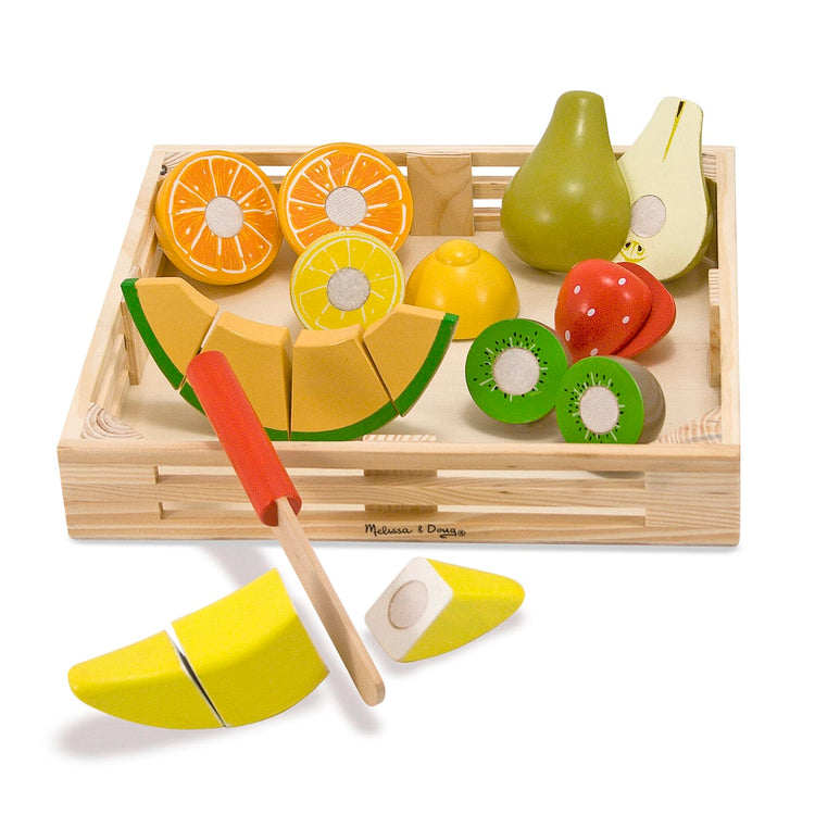 M&D WOODEN FOOD CUTTING FRUIT