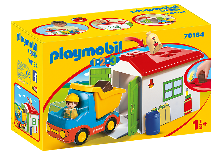 PLAYMOBIL 1.2.3. DUMP TRUCK