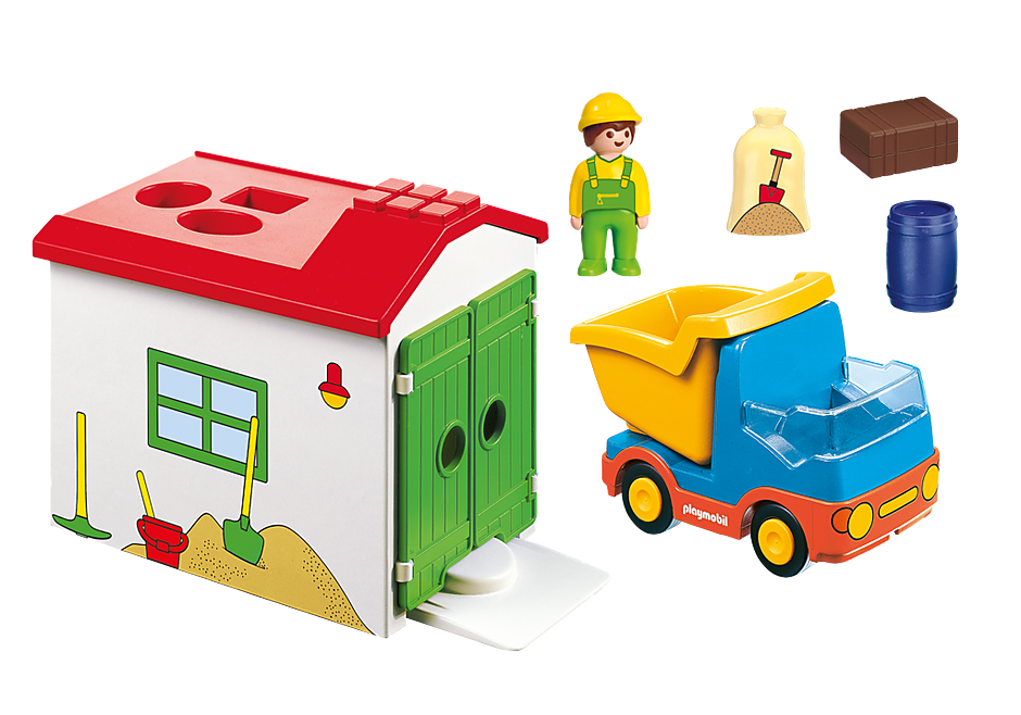 PLAYMOBIL 1.2.3. DUMP TRUCK