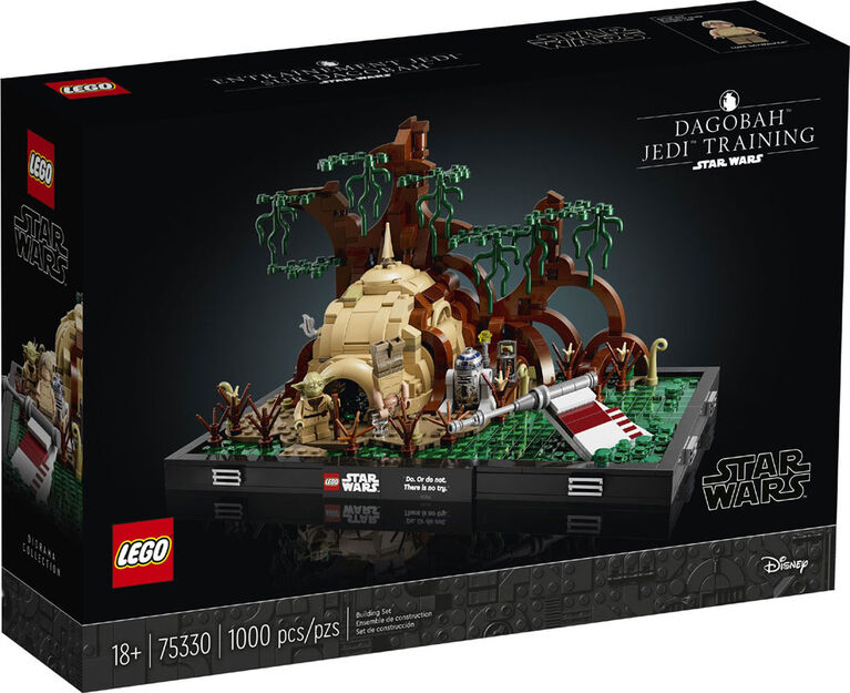 LEGO STAR WARS DAGOBAH JEDI TRAINING DIORAMA