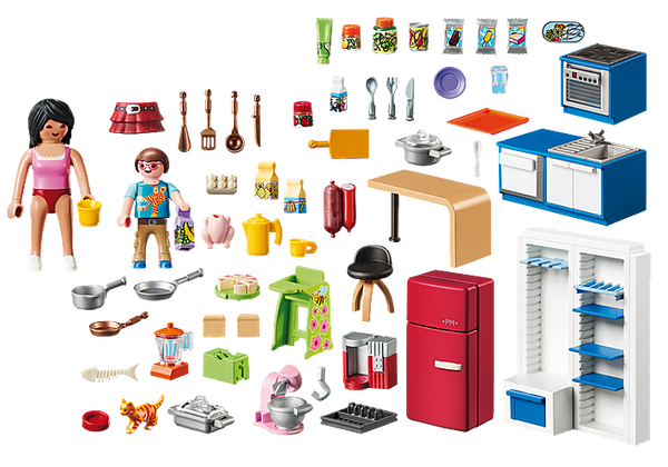 PLAYMOBIL FAMILY KITCHEN Simply Wonderful Toys