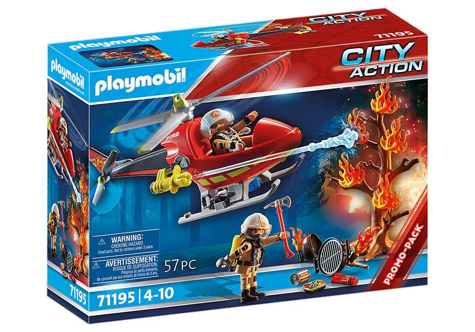 PLAYMOBIL FIRE RESCUE HELICOPTER