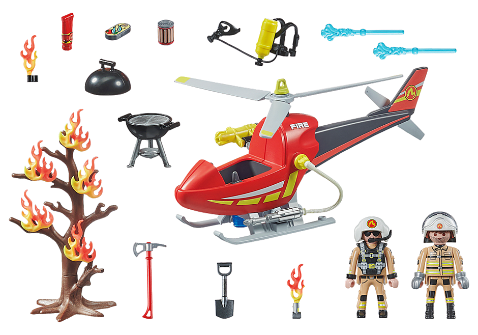 PLAYMOBIL FIRE RESCUE HELICOPTER