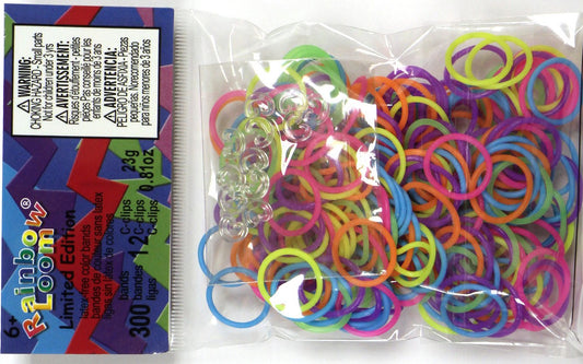 RAINBOW LOOM ELASTICS-MIXED COLOURS