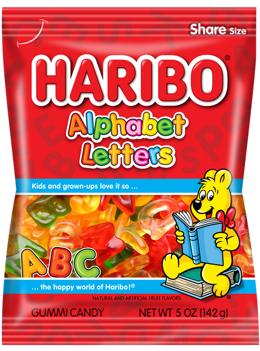 HARIBO GUMMI- ALPHABET