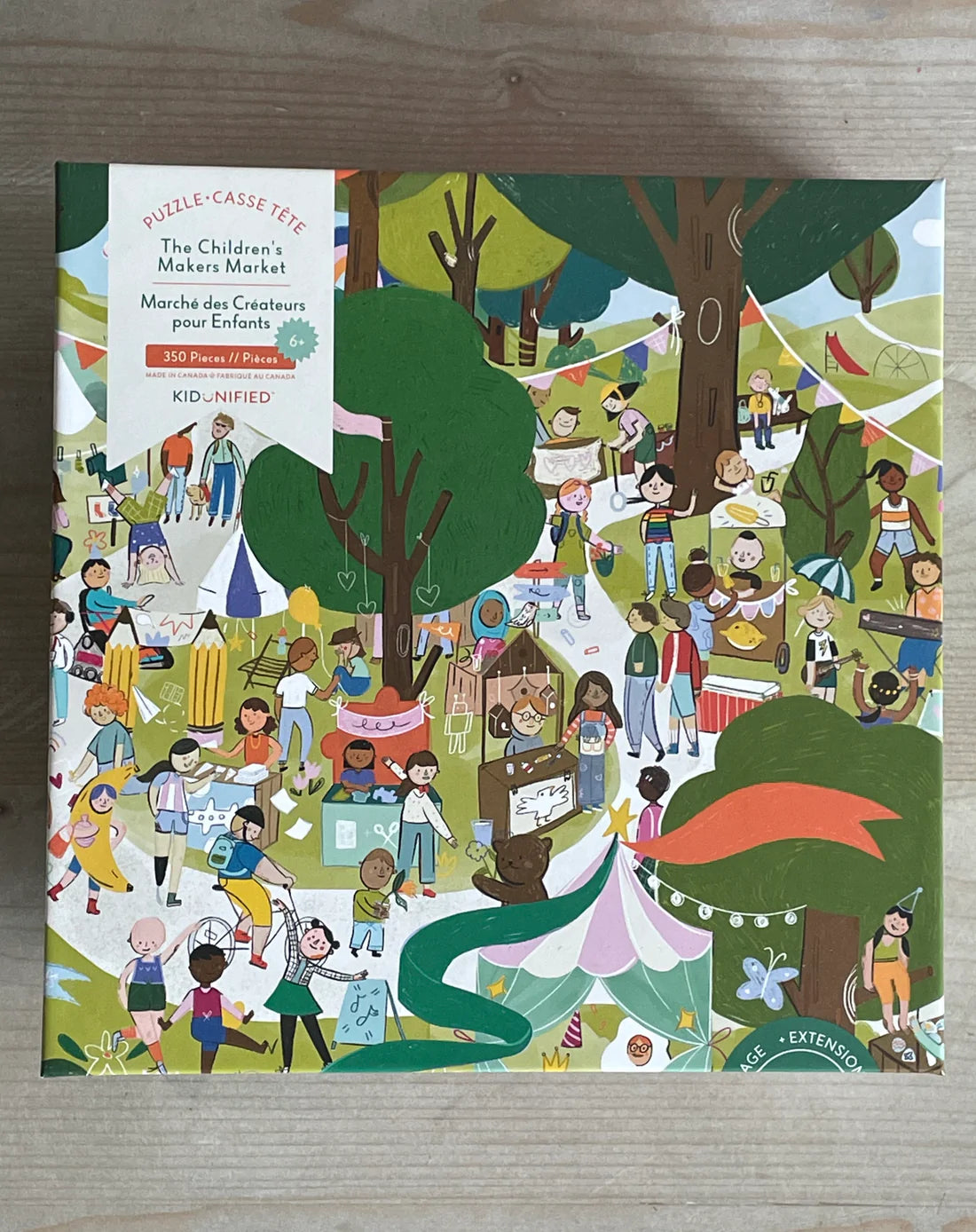 THE CHILDREN'S MAKERS MARKET 350 PC PUZZLE