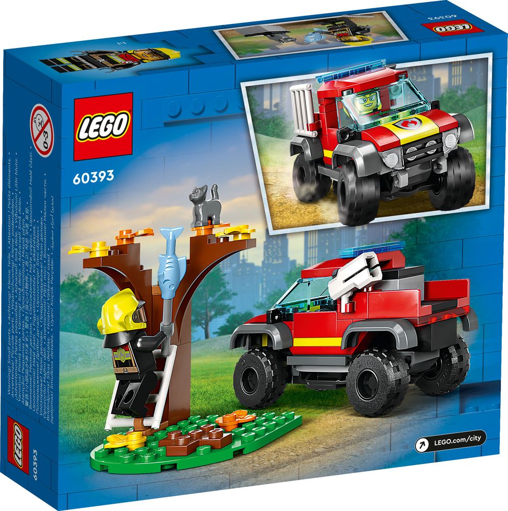 LEGO CITY 4 X 4 FIRE TRUCK RESCUE