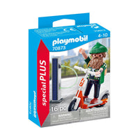 PLAYMOBIL MAN W/ E-SCOOTER