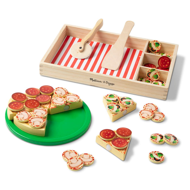 M&D WOODEN FOOD PIZZA PARTY