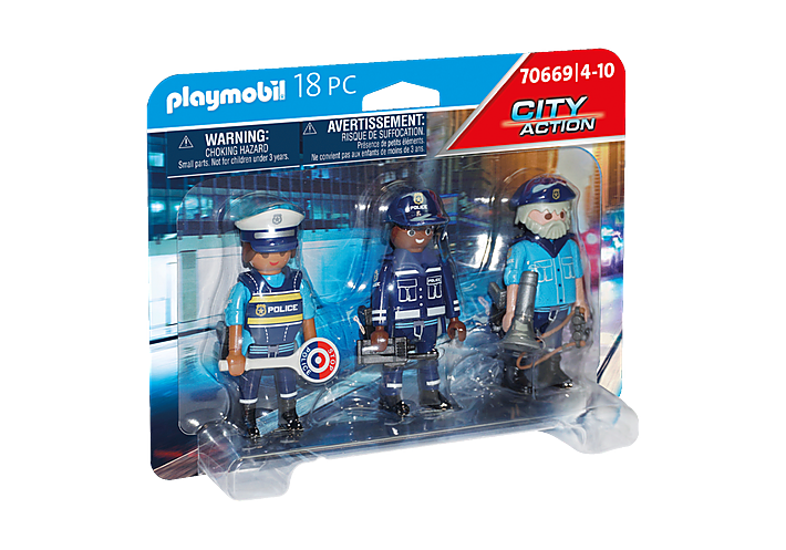 PLAYMOBIL POLICE FIGURE SET