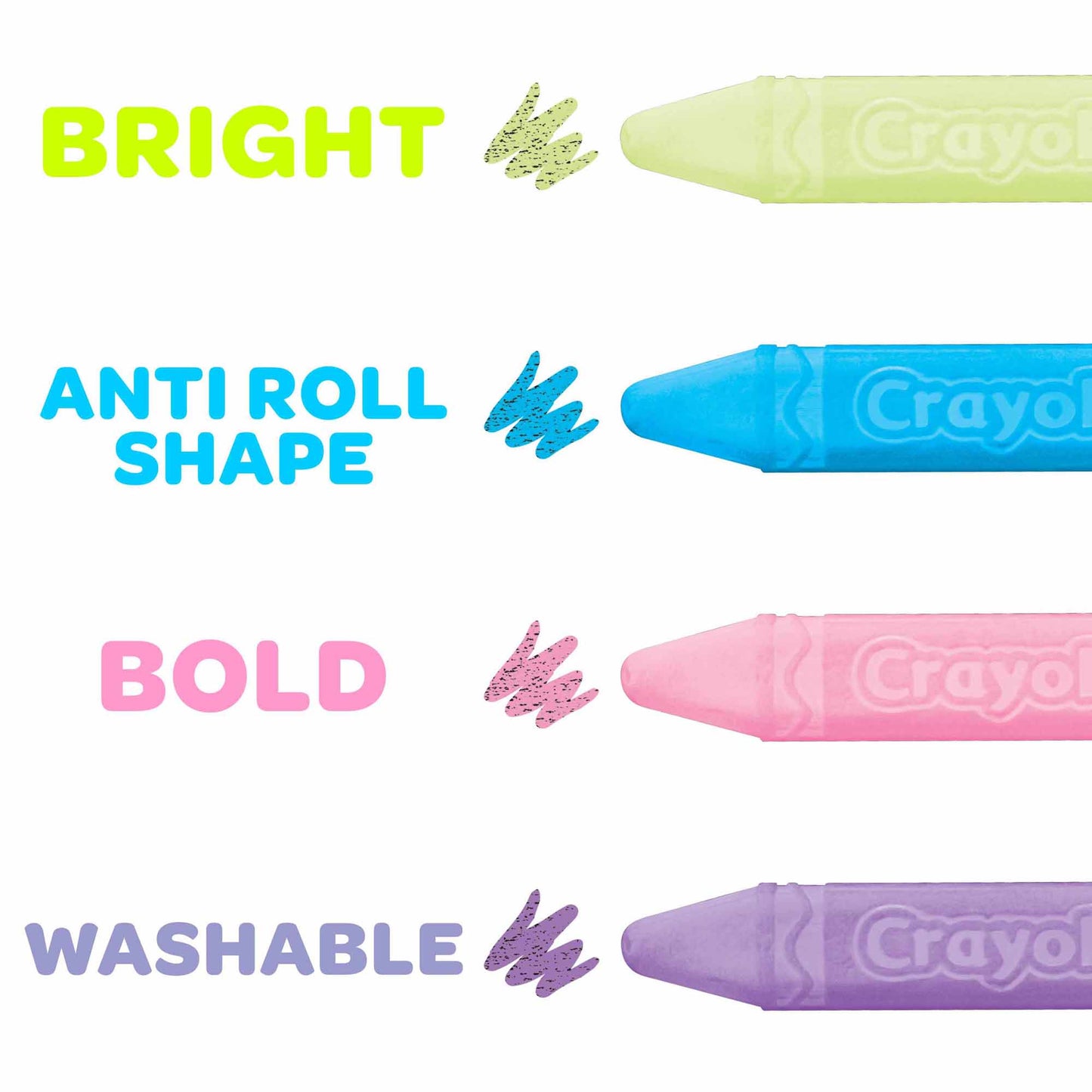 CRAYOLA SIDEWALK CHALK 12 CT