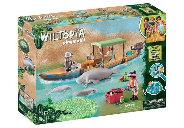 PLAYMOBIL WILTOPIA BOAT TRIP TO THE MANATEES