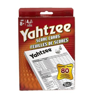 YAHTZEE SCORE CARDS