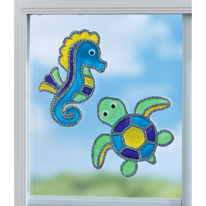 C4K WINDOW ART- OCEAN FRIENDS