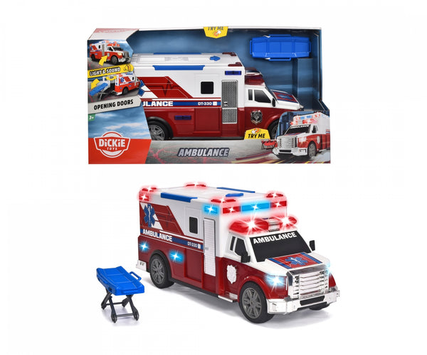 DICKIE TOYS AMBULANCE WITH LIGHTS & SOUNDS – Simply Wonderful Toys
