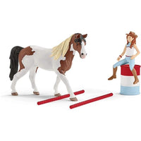 SCHLEICH HORSE CLUB HANNAH'S WESTERN RIDING SET