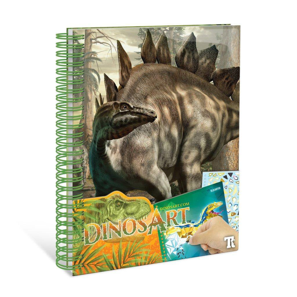 DINOSART PAINT BY STICKERS