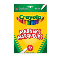 CRAYOLA 12 CLASSIC MARKERS