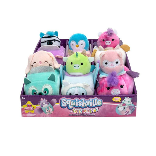 SQUISHMALLOW-SQUISHVILLE FIGURE IN VEHICLE