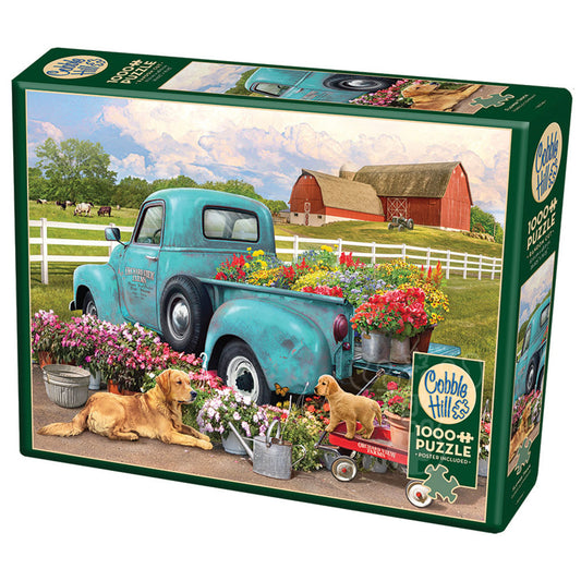 COBBLE HILL 1000 PC FLOWER TRUCK