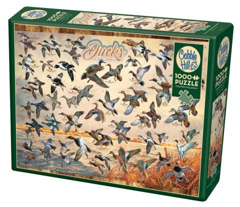 COBBLE HIL 1000 PC DUCKS OF NORTH AMERICA