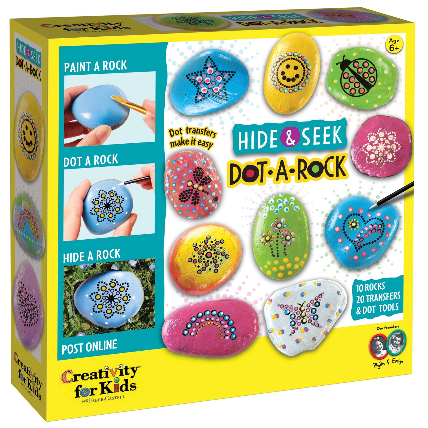 HIDE & SEEK DOT-A-ROCK PAINTING KIT