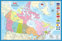 POSTER MAP OF CANADA