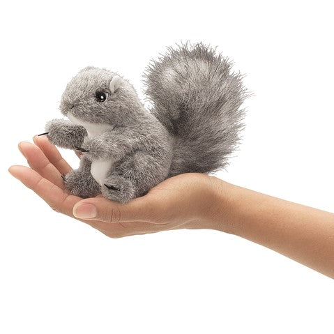 FOLKMANIS: GRAY SQUIRREL FINGER PUPPET