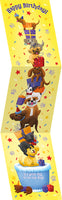 STACKING DOGS TRI-FOLD CARD
