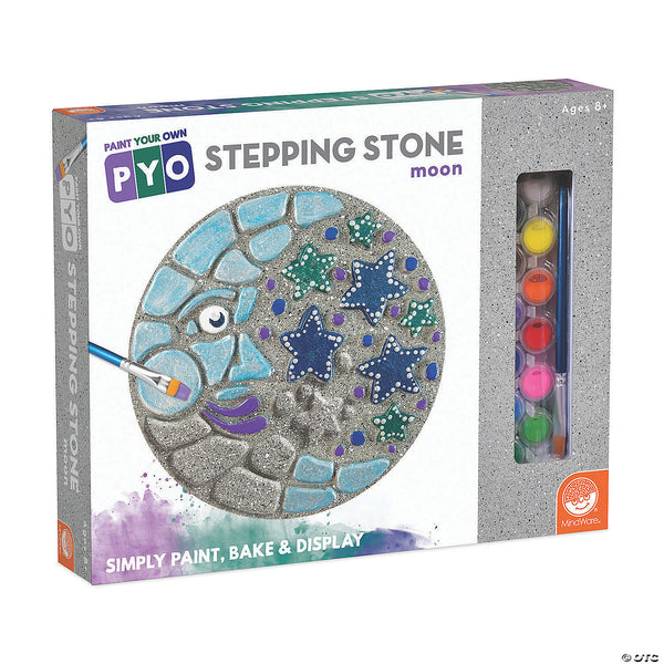 PAINT YOUR OWN STEPPING STONE: MOON