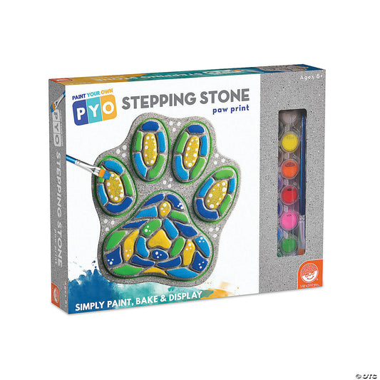 PAINT YOUR OWN STEPPING STONE-PAW PRINT